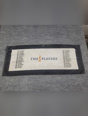 Rare The Players Championship Devant "Winners 1974-2016" Golf Towel